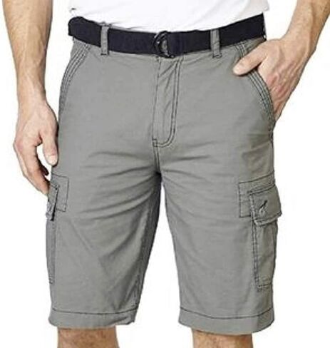Wear First Men's 685 Legacy Belted Cargo Shorts (Cloudburst, 34) in Saudi Arabia