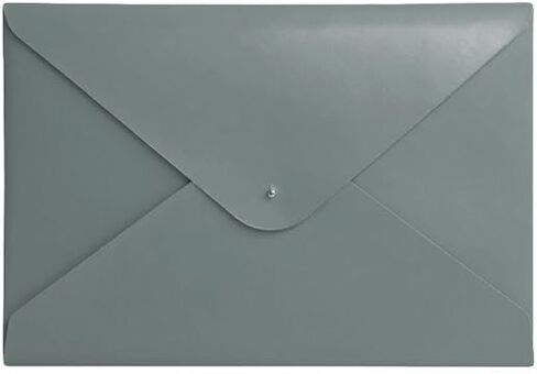 9 x 13 Inches Shiny Black Recycled Leather File Folder (PT00953) in Saudi Arabia
