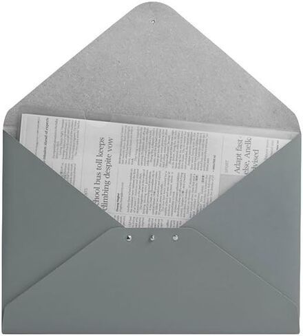 9 x 13 Inches Shiny Black Recycled Leather File Folder (PT00953) in Saudi Arabia