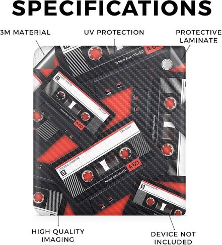 Carbon Fiber Tablet Skin Compatible with Kobo Libra 2 (2023) - Action Fish Puzzle - Premium 3M Vinyl Protective Wrap Decal Cover - Easy to Apply | Crafted in The USA by MightySkins in Saudi Arabia