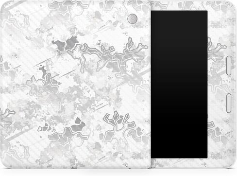 Carbon Fiber Tablet Skin Compatible with Kobo Libra 2 (2023) - Almond Blossom - Premium 3M Vinyl Protective Wrap Decal Cover - Easy to Apply | Crafted in The USA by MightySkins in Saudi Arabia