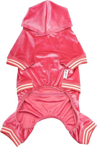 بدلة رياضية للكلاب من دوجي بارتون دوللي بأحجار الراين - مقاس X-Large، وردي in Kuwait