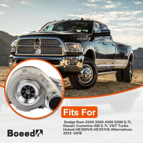 Turbocharger With turbo actuator HE300VG HE351VE Fits for Dodge Ram 2500 3500 ISB 6.7 Cummins Turbo Diesel Holset 2013-2018 Replaces# 68212739AA 3787604 3781632 5601240NX 5494878RX in Kuwait