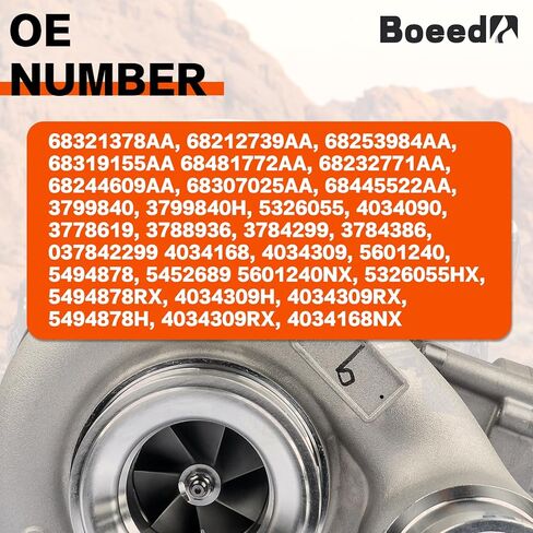 Turbocharger With turbo actuator HE300VG HE351VE Fits for Dodge Ram 2500 3500 ISB 6.7 Cummins Turbo Diesel Holset 2013-2018 Replaces# 68212739AA 3787604 3781632 5601240NX 5494878RX in Kuwait