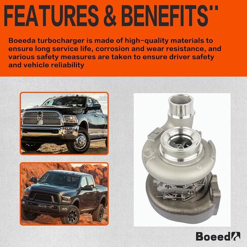 Turbocharger With turbo actuator HE300VG HE351VE Fits for Dodge Ram 2500 3500 ISB 6.7 Cummins Turbo Diesel Holset 2013-2018 Replaces# 68212739AA 3787604 3781632 5601240NX 5494878RX in Kuwait
