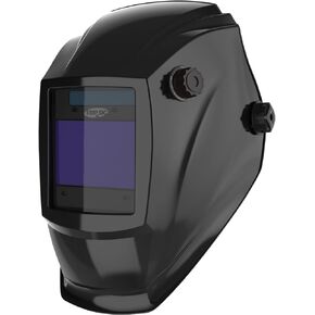 TOPDC Auto Darkening Welding Helmet 3.94" x 2.64" Large Viewing Screen True Color Solar/Battery Powered Welder Mask, Weld Hood 4 Arc Sensor Wide Shade DIN 4/5-9/9-13 for MIG, TIG, ARC, LYG-0A-800C