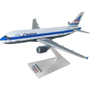Flight Miniatures American/Piedmont A319-100 1:200 Scale - Plastic Snap-Fit Model Airplane - Collectible Replica of American/Peidmont Airlines Aircraft Part #AAB-31900H-010