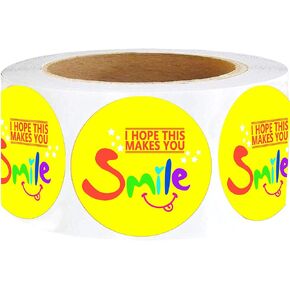 1.5 Inch Happy Mail Stickers,I Hope This Makes You happy Label for Small Business,Packaging Stickers