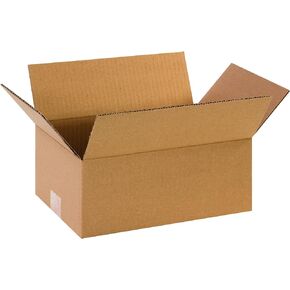 PARTNERS BRAND 12 x 8 x 5 Corrugated Cardboard Boxes, Small 12"L x 8"W x 5"H, Pack of 25 | Shipping, Packaging, Moving, Storage Box for Home or Business, Strong Wholesale Bulk Boxes
