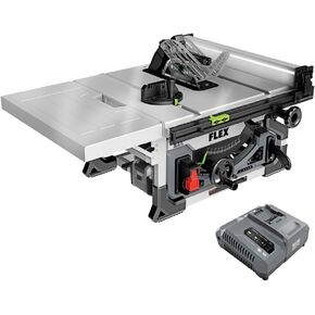 FLEX 24V Brushless Cordless 8-1/4-Inch Table Saw Kit with 6.0Ah Stacked Lithium Battery and 280W Rapid Charger - FX7211-1H