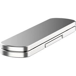 Cell Phone Ring Holder Finger Ring Stand 360° Rotating Foldable Aluminum Alloy Mobile Phone Holder Silver