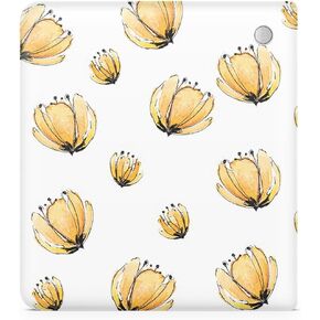 Tablet Skin Compatible with Kobo Libra 2 (2023) - Yellow Poppy - Premium 3M Vinyl Protective Wrap Decal Cover - Easy to Apply | Crafted in The USA by MightySkins