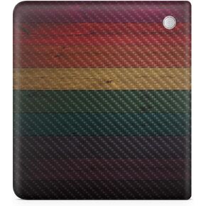 Carbon Fiber Tablet Skin Compatible with Kobo Libra 2 (2023) - Wood Style - Premium 3M Vinyl Protective Wrap Decal Cover - Easy to Apply | Crafted in The USA by MightySkins