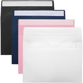50 Packs White A7 Envelopes,5x7 Envelopes for Invitations,5x7 Envelopes,Printable invitation envelope,Photos, greeting cards, mailings,postcards, Wedding Self-sealing Envelopes (white)