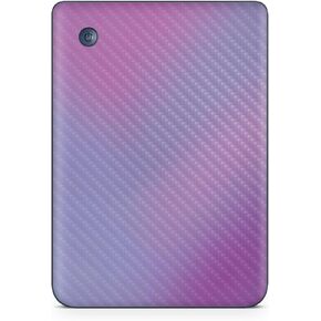 Carbon Fiber Tablet Skin Compatible with Kobo Clara 2E (2022) - Purple Fog - Premium 3M Vinyl Protective Wrap Decal Cover - Easy to Apply | Crafted in The USA by MightySkins