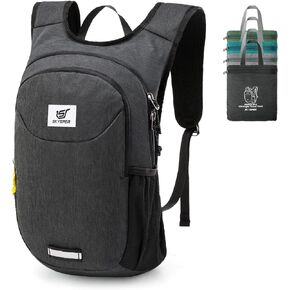 SKYSPER Small Hiking Backpack 10L Packable Lightweight Back Pack Foldable Travel Daypack for Women Men