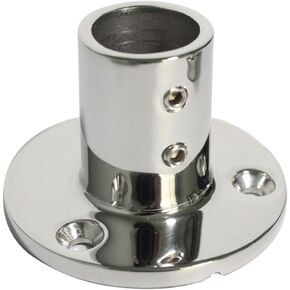 NRC&XRC Heavy Dudy 316SS Marine Boat Hand Rail Fittings 30 Degree Round Base for 1'' OD Tube