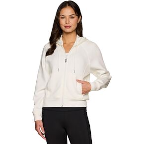 RBX Active Women's Scuba Sweatshirt with Zipper Pockets, Hoodie Lightweight Zip Up Jacket for Women