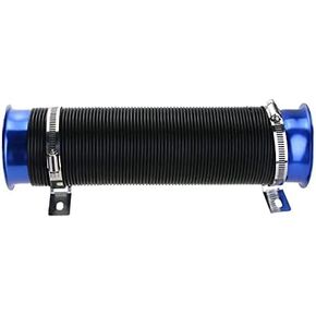 Air Intake Pipe Hose Adjustable Flexible 3 inch/76mm Cold Air Intake Turbo Blue, Inner Diameter 3 Inch, Extendable range 12.2-36 Inch