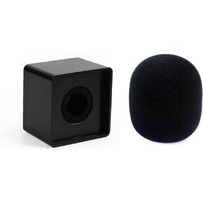 Mic Flag with Foam Kit for Rode Interview Go StarRig Handle Microphone Flag with Replacement Foam Cover Windscreen, one Flag and one Foam Kit