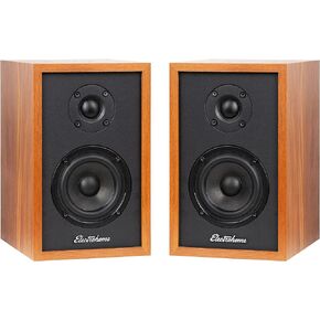 Electrohome Berkeley 2.0 Stereo Powered Bookshelf Speakers with Built-in Amplifier and 3" Drivers for Turntable, TV, PC and Wireless Music Streaming Featuring Bluetooth 5, RCA and Aux (EB20B)