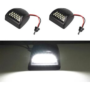 2PCS License Plate Light, Tag Light, Rear License Plate Light, Tag Lamp Assembly, Full LED License Plate Light for Chevy Silverado, Avalanche, Tahoe & Suburban and Cadillac Escalade
