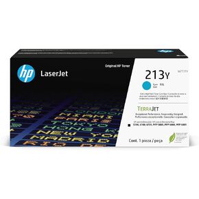 HP 213Y Extra High Yield Cyan Laserjet Toner Cartridge, W2131Y. Works Laserjet Enterprise 5700, 5800, 6700, 6701, 6800, 6801