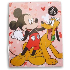 Mickey and Pluto Folders - Set of Two 3-Hole 2-Pocket Portfolio Folders