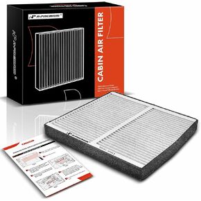 A-Premium Cabin Air Filter with Activated Carbon Compatible with Volvo XC90 2003-2014, S60 2001-2009, XC70 2003-2007, S80 1999-2006, C70 2001-2004, V70 2001-2007, Replace# 30630752, 92046267