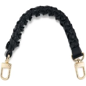 Leather Braided Handle for Neonoe Bucket Pochette Beaubourg Hobo Bag Women Woven Purse Replacement Short Top Handle Strap