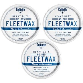 Collinite No. 885 Fleetwax Paste Wax, 12 Fl Oz - 3 Pack