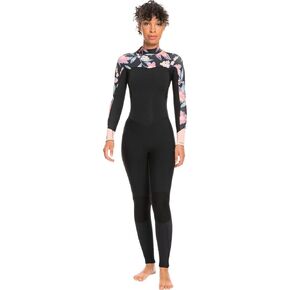 Roxy Womens 4/3mm Swell Series Back Zip Fullsuit Wetsuit