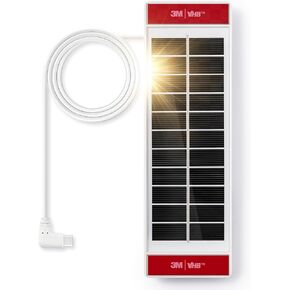 Solar Panel for JaeJaes Motorized Blinds, Type-C Plug Mobile Power Mounted on Windows