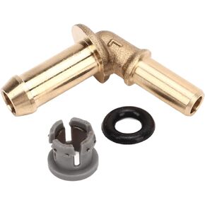Water Outlet Hose Connector Kit, Car Thermostat Outlet Hose Connector LR049990 Copper Replacement for Land Rover Range Rover