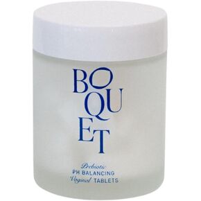 Boquet Vaginal Prebiotic Suppository- Prevent & Eliminate The Cause of Odor, Maintain pH Balance (30 Ct) Fast Acting Gentle Care for Your Flora Below