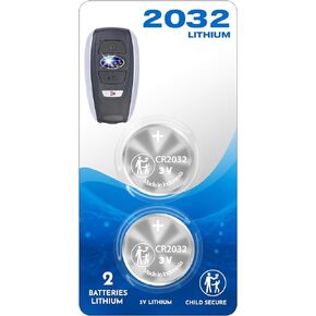 (2 Pack) Remote Key FOB Battery for Subaru CR2032 2032 fits 2017-2021 fits air led Light case Booster Mount Shell Cover Ascent Crosstrek Forester Impreza Legacy Outback CVT STI WRX Smart Accessories