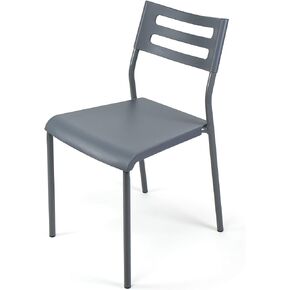 Humble Crew, White Lightweight Industrial Office Desk Chair, Navy