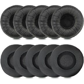 Ear Cushions for Jabra Headset, 50mm Earpads Replacement Headphone Covers for Jabra PRO 920 930 9470 9400BS GN2000 Biz 1500 1900 2300 2400II Plantronics HW251N 510 520 Blackwire 3220 3320-10 Pack