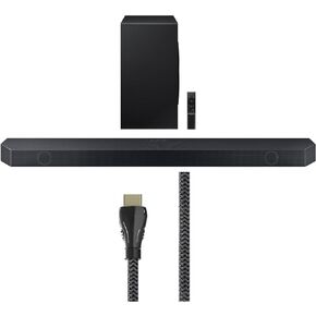 SAMSUNG HW-Q600C 3.1.2ch Soundbar and Subwoofer with Dolby Atmos with a SAC-21HDMI2 2m HDMI Cable with 8K/60Hz Support (2023) (Used)