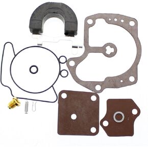 0439078 Carburetor Rebuild Kit with Float Replacement for OMC Johnson Evinrude Outboard Engine 90-300 HP Boat Motor Carb Repair Parts 435677 435752 434399 398558 396676 439079 0439079 439078
