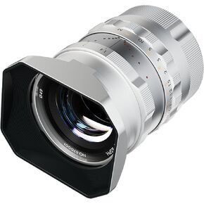 عدسة Simera للتصوير الفوتوغرافي كاملة الإطار مقاس 28 مم f1.4 لحامل Leica M Mount - فضي