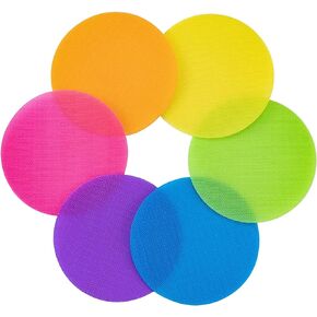 Carpet Floor Spot Markers, Circles Dots for Teachers and Kids, Classroom Floor Circles Dots Rug Mats for Kindergarten Preschool Organization, 4 Inch 36 Pack