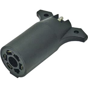Reese Towpower 74607 7-Way to 4-Way Flat Blade Wiring Adapter - Black