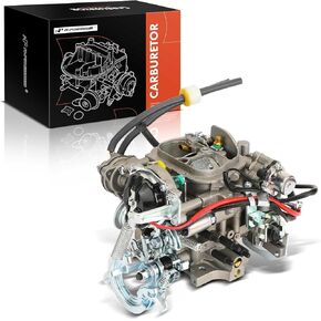 A-Premium 2 Barrel Carburetor Compatible with Toyota 4Runner 1984, Celica 1981-1984, Corona 1981, Dyna/Coaster 1980, Pickup 1981-1995, Hilux 1988-1995, 2.2L 2.4L 2.8L 3.0L, Electric Choke in Kuwait