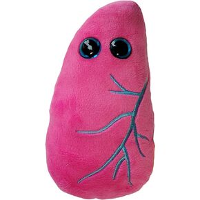 GIANTmicrobes Lung Plush, Respiratory Therapist Gifts, Pulmonologist Gifts, Respiratory Therapy Gifts, Lung Transplant Survivor Gifts, Lung Cancer Survivor Gifts, Lung Pillow, Lung Stuffed Animal