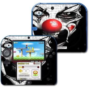 MightySkins Skin Compatible with Nintendo 2DS - Evil Clown | Protective, Durable, and Unique Vinyl Decal wrap Cover | Easy to Apply, Remove, and Change Styles | Made in The USA