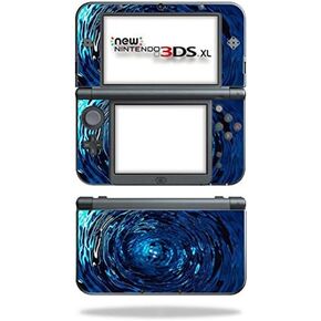 MightySkins Skin Compatible with New Nintendo 3DS XL (2015) Cover wrap Sticker Skins Blue Vortex