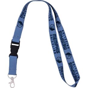 Desert Cactus Memphis Grizzlies Lanyard Keychain Detachable NBA Breakaway Snap Buckle National Basketball Association Car Keys ID Badge Holder (Lanyard 1)