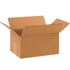 Partners Brand P1075 Corrugated Boxes, 10"L x 7"W x 5"H, Kraft (Pack of 25)