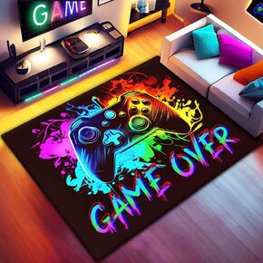 Gaming Rug for Boys Room - Gamer Rug with Game Controller Design for Game Room,Esports Room, and Boys' Game-Themed Bedroom 36x24 inches